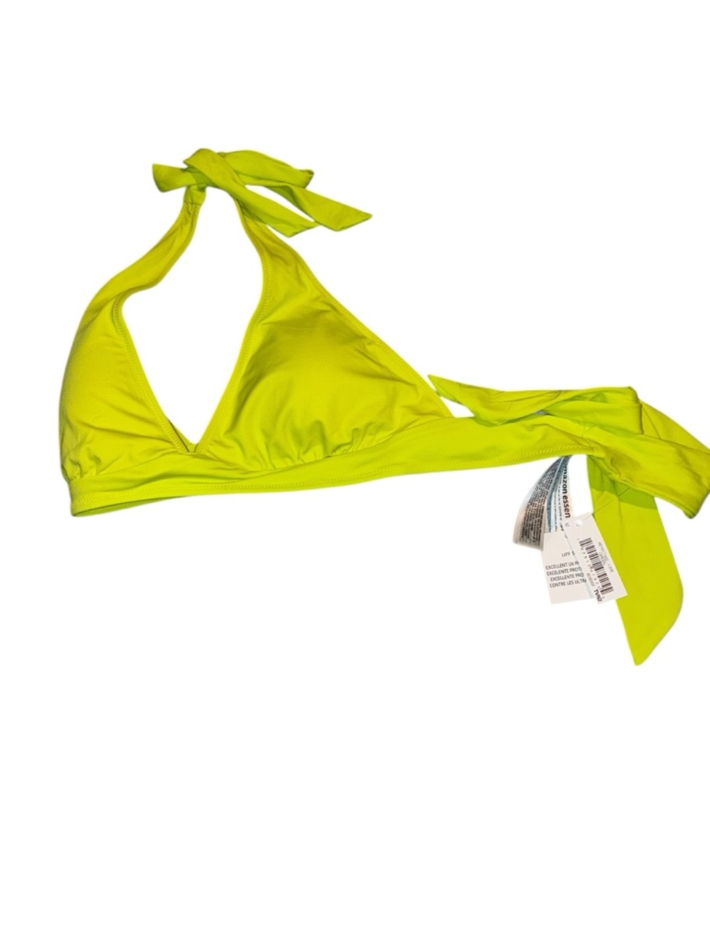 3/$8 Neon Lime Halter Bikini Top